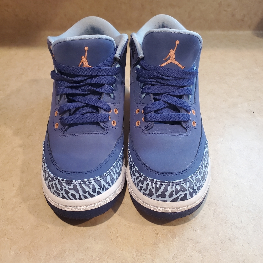 Nike Air Jordan 3 III Purple Dust Blue Cement Elephant White Atomic Pink